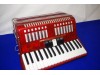 Stephanelli 72 bass red accordion